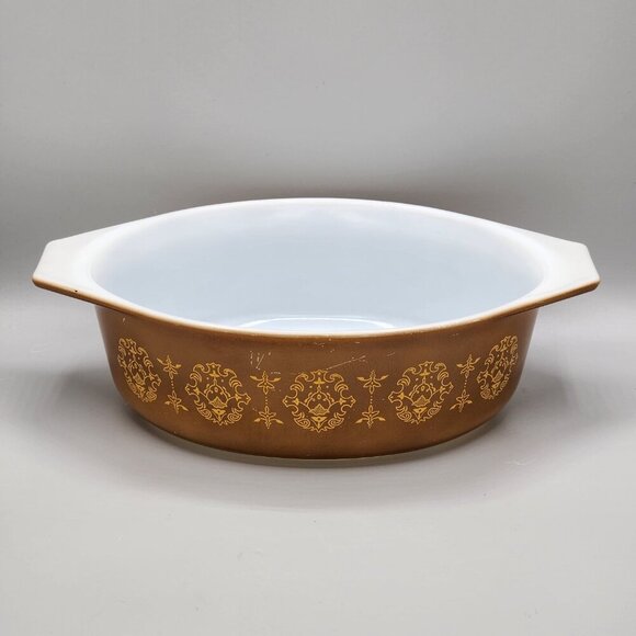Promo Vintage Pyrex Regency 043 Oval Casserole Dish NO LID 1965 1.5 Qt Read - Picture 3 of 10